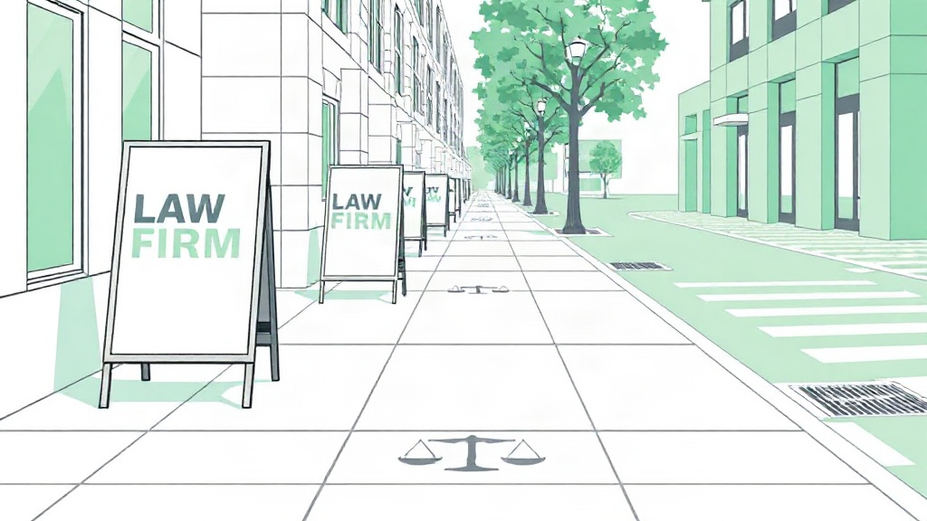 A Guide to Understanding Legal Restrictions on Sidewalk Advertising for Personal Injury Firms