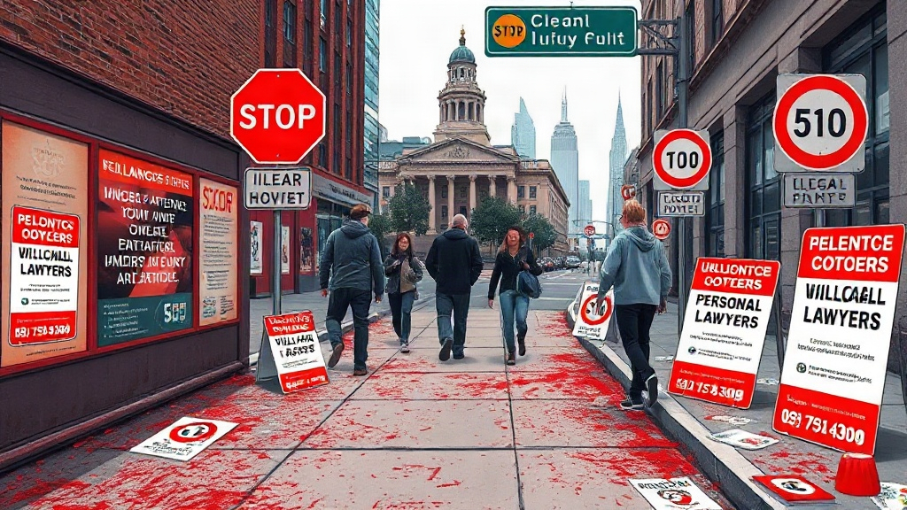 Why Aggressive Sidewalk Advertising by PI Law Firms Can Backfire Legally and Publicly