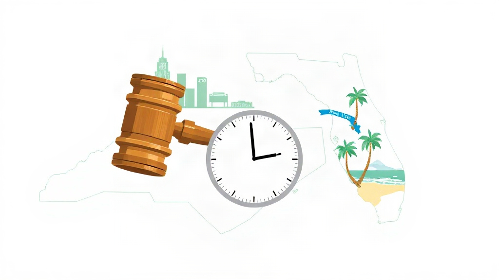North Carolina vs. Florida: What You Need to Know About Personal Injury Claim Deadlines