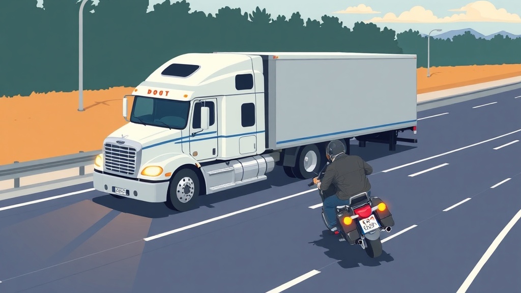 Motorcycle vs. Merging Truck Accidents: A Complete Legal Guide for Injured Riders